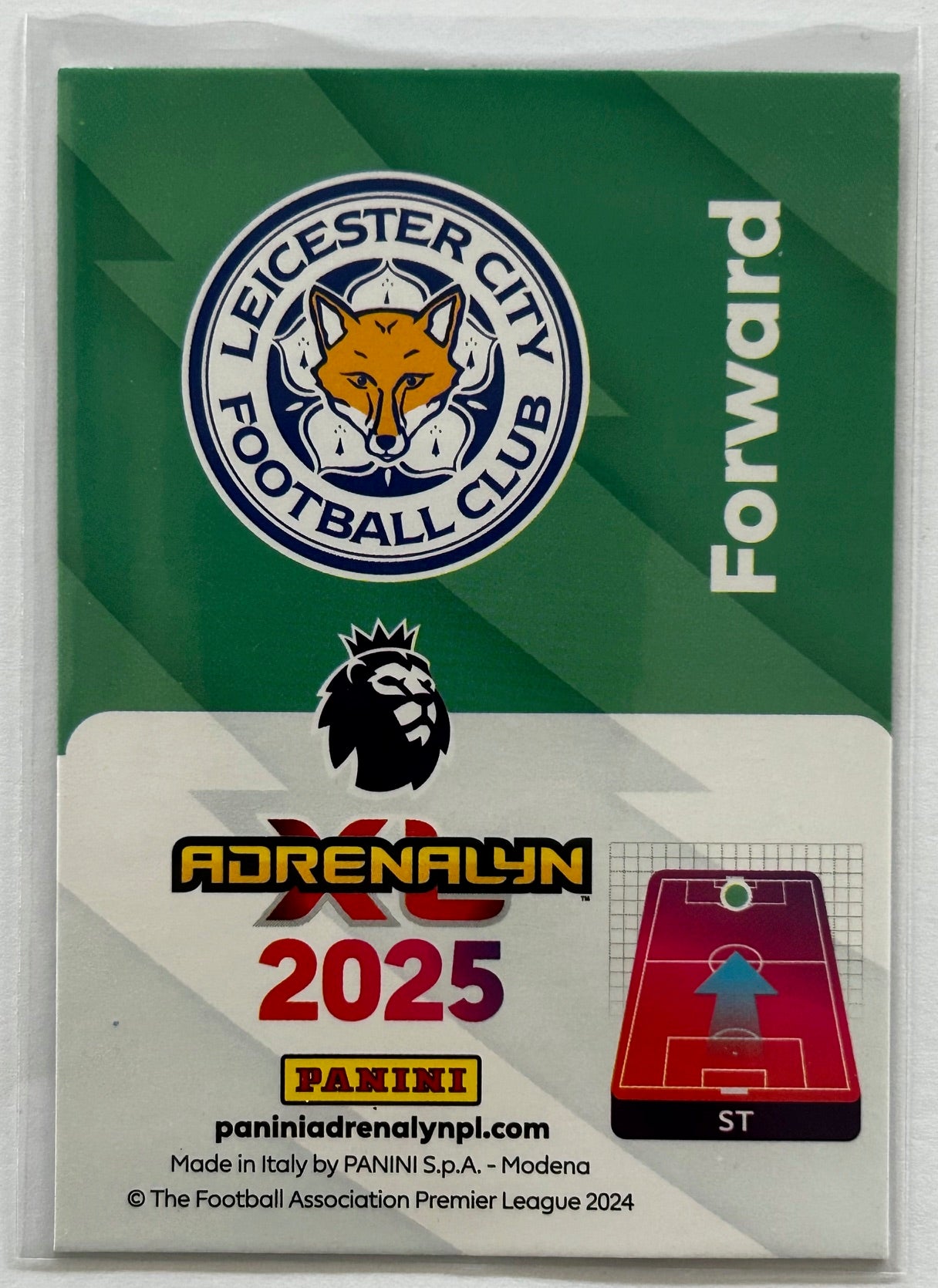 Panini Adrenalyn XL Premier League 2025 - JAMIE VARDY (LEICESTER CITY) Signature Limited Edition