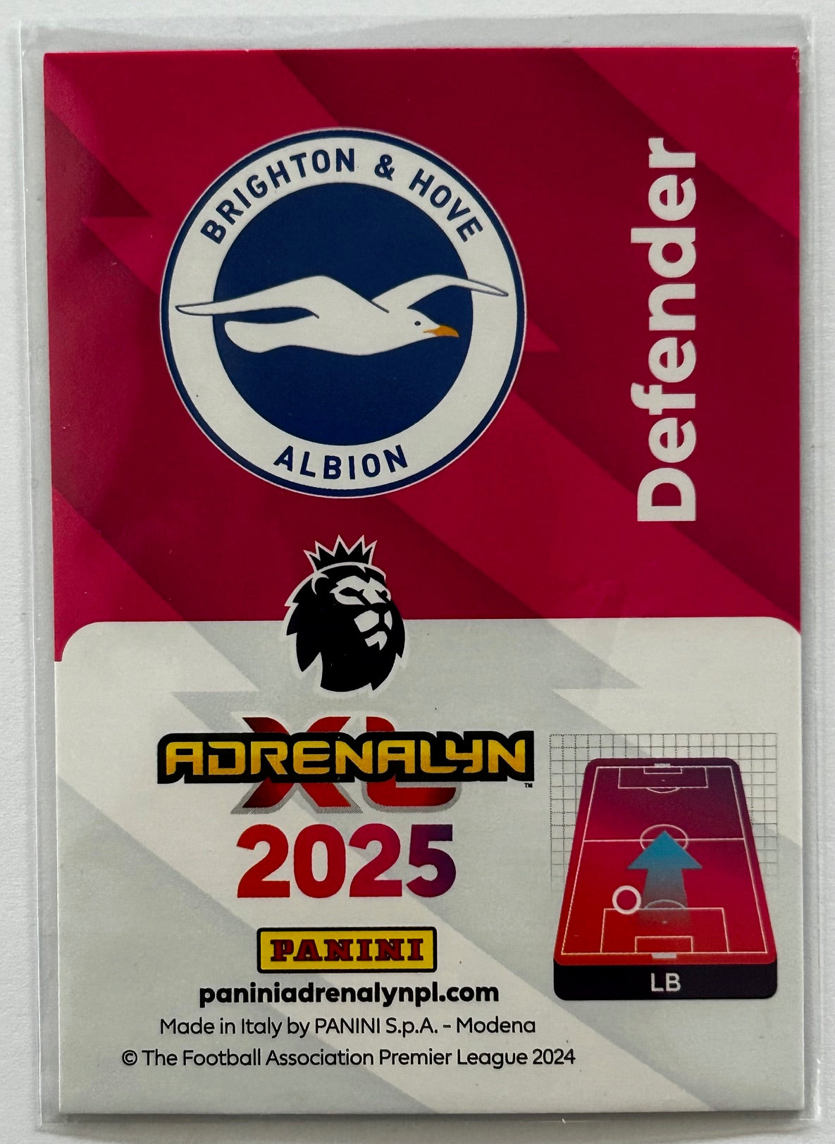 Panini Adrenalyn XL Premier League 2025 - PERVIS ESTUPINAN (BRIGHTON) Signature Limited Edition