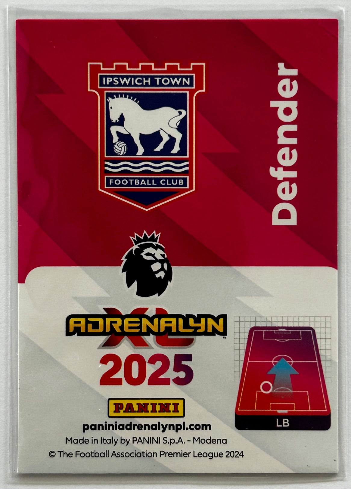 Panini Adrenalyn XL Premier League 2025 - LEIF DAVIES (IPSWICH TOWN) Limited Edition