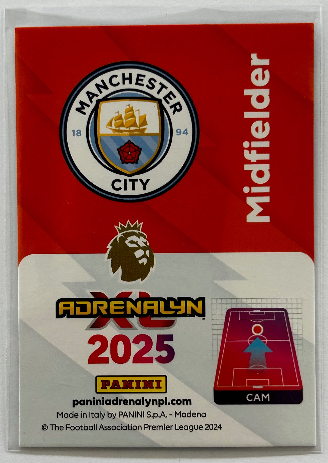 Panini Adrenalyn XL Premier League 2025 - KEVIN DE BRUYNE (MAN CITY) Limited Edition