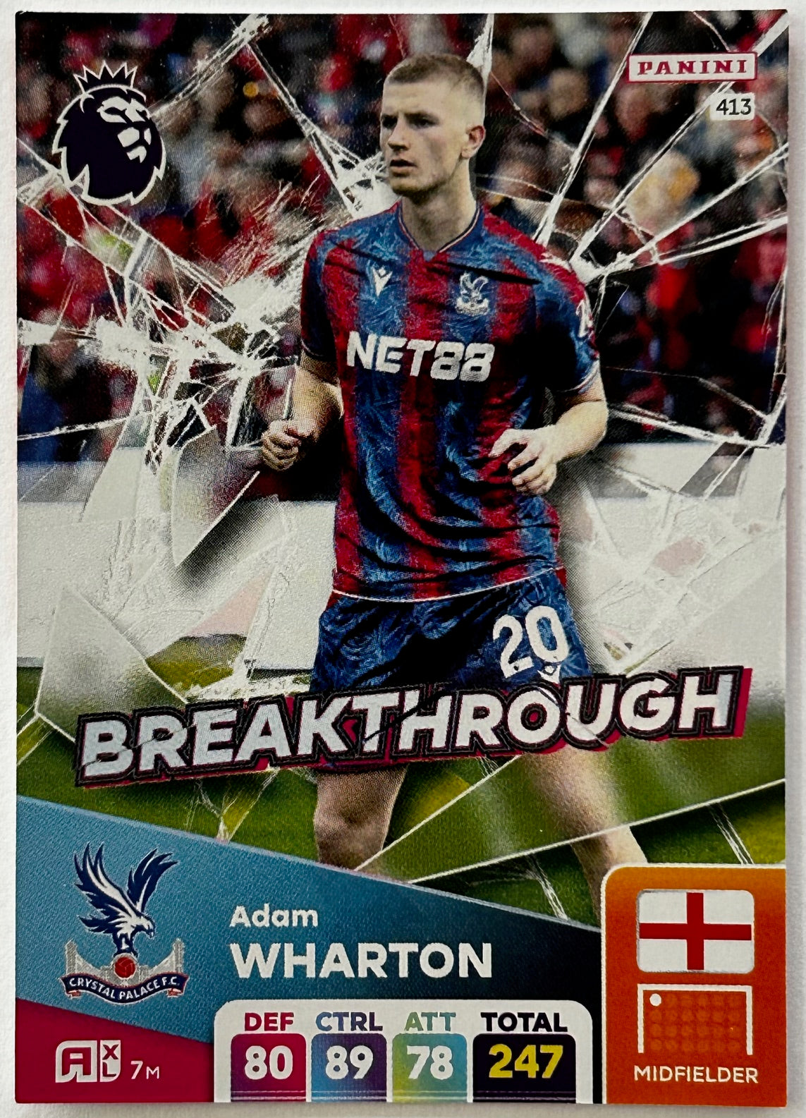 Panini Adrenalyn XL Premier League 2025 - Single BREAKTHROUGH Cards (#411 - #414) 1:14 packets