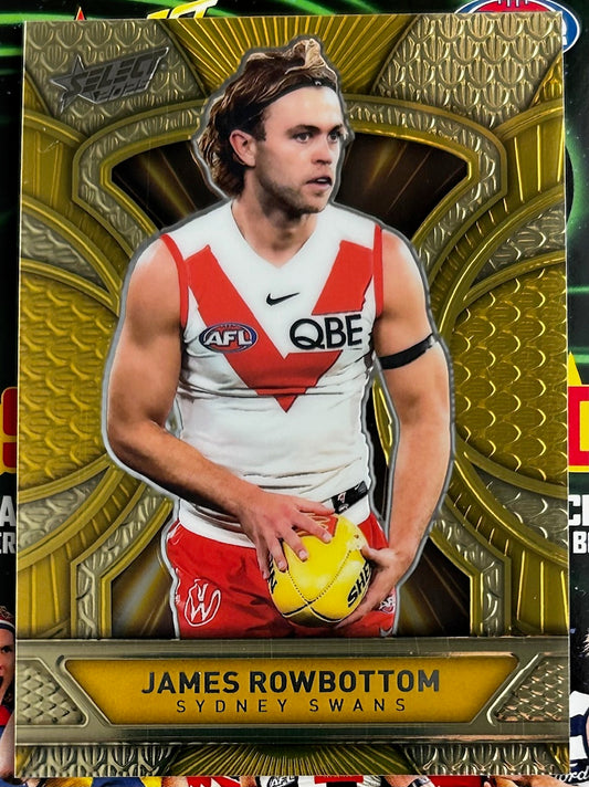 Select AFL 2025 Footy Stars - JAMES ROWBOTTOM (SYDNEY SWANS) Gold Dragon Scales LDG191 /399