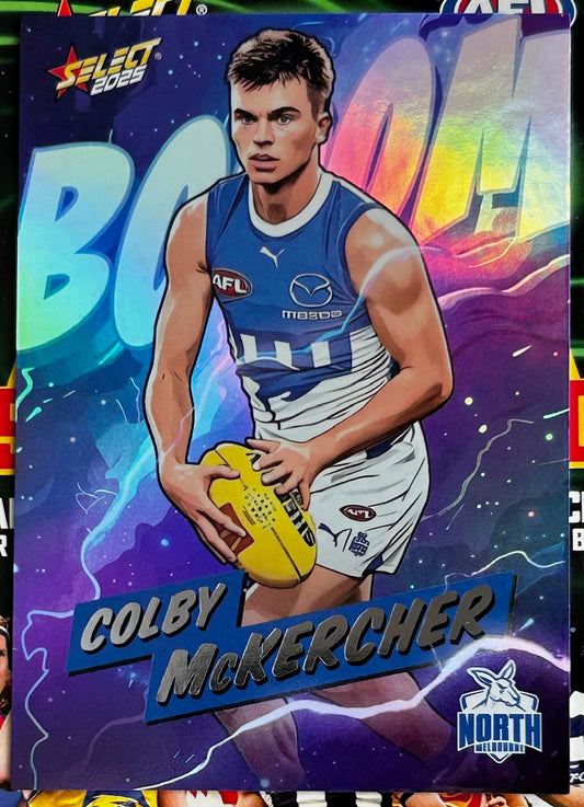Select AFL 2025 Footy Stars - COLBY McKERCHER (NORTH MELBOURNE) Booom BM138 /360