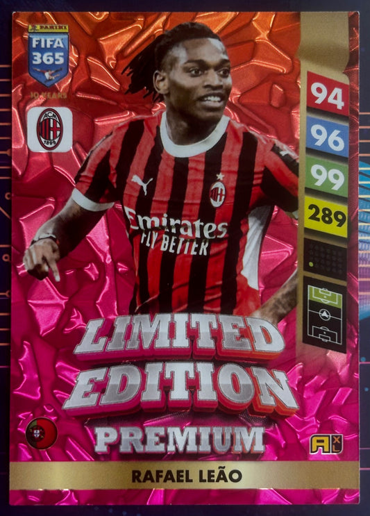 2025 Panini FIFA 365 Adrenalyn XL - RAFAEL LEAO (AC MILAN) Premium Limited Edition