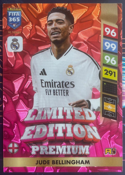 2025 Panini FIFA 365 Adrenalyn XL - JUDE BELLINGHAM (REAL MADRID) Premium Limited Edition