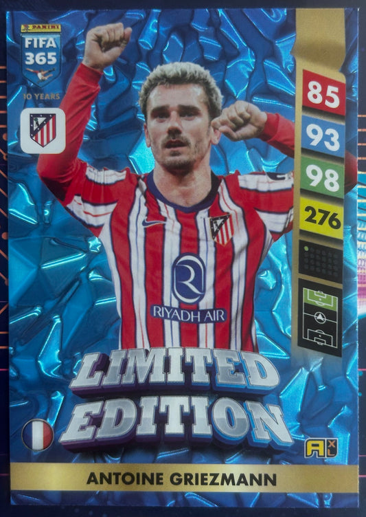 2025 Panini FIFA 365 Adrenalyn XL - ANTOINE GRIEZMANN (ATLETICO DE MADRID) Limited Edition