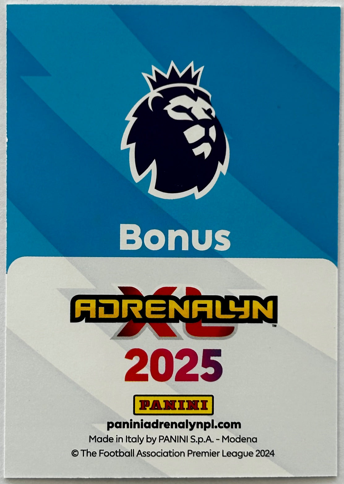 Panini Adrenalyn XL Premier League 2025 - PREMIER LEAGUE TROPHY Foil #468