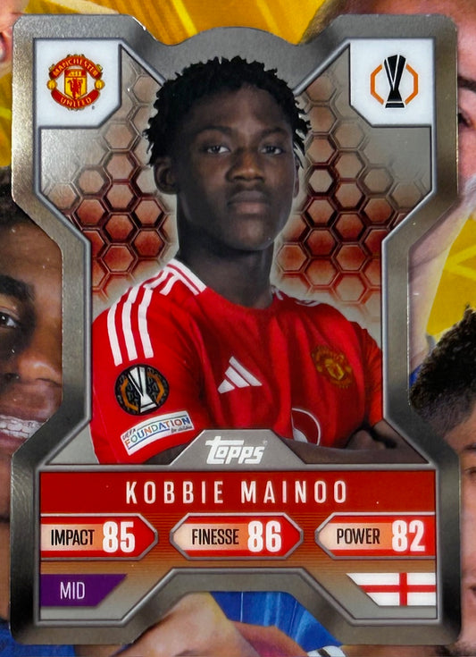 Topps 2024-25 Match Attax Extra UEFA - KOBBIE MAINOO (MANCHESTER UNITED) Chrome X #CX2