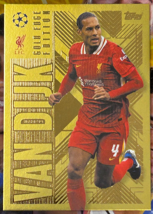 Topps 2024-25 Match Attax Extra UEFA - VIRGIL VAN DIJK (LIVERPOOL) Gold Edge Edition #GOL3