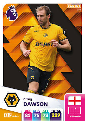 Panini Adrenalyn XL Premier League 2025 - Single WOLVERHAMPTON WANDERERS Cards (#352 - #369)