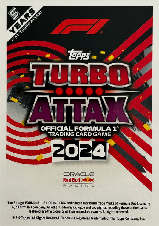 Topps F1 Turbo Attax 2024 - Single ORACLE RED BULL Cards (#10 - #18)