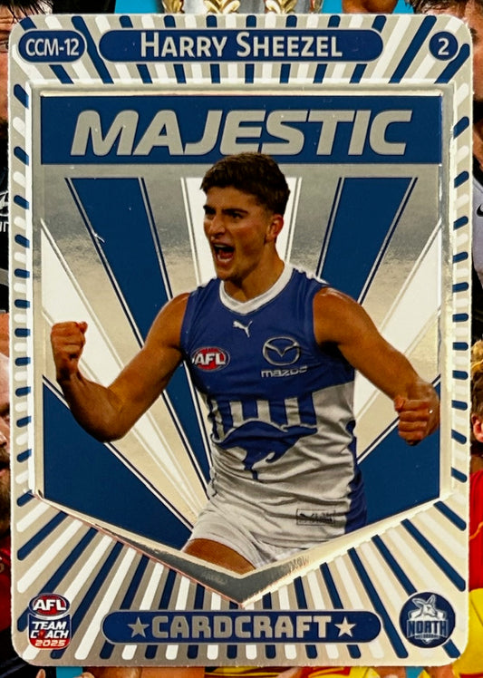 AFL Teamcoach 2025 - HARRY SHEEZEL (NORTH MELBOURNE) Card Craft Majestic CCM-12 #2 1:6 packs