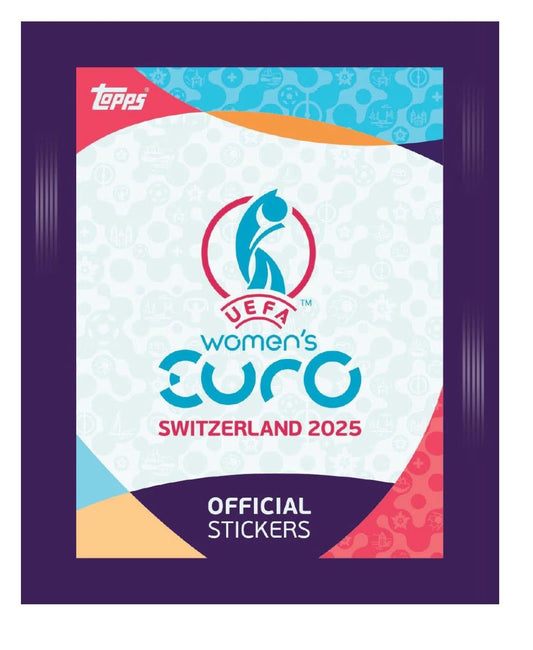 PRE-ORDER: Topps UEFA Women's EURO 2025 Sticker Collection - Sticker Packet