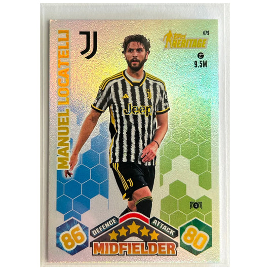 Topps 2023-24 Match Attax UEFA - LOCATELLI (JUVENTUS) Heritage 479