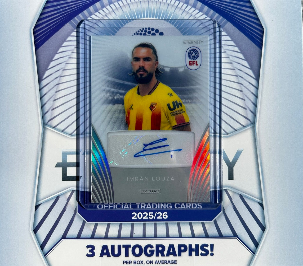 Panini EFL Eternity 2025-26 - IMRAN LOUZA (WATFORD) Certified Autograph AUT-21