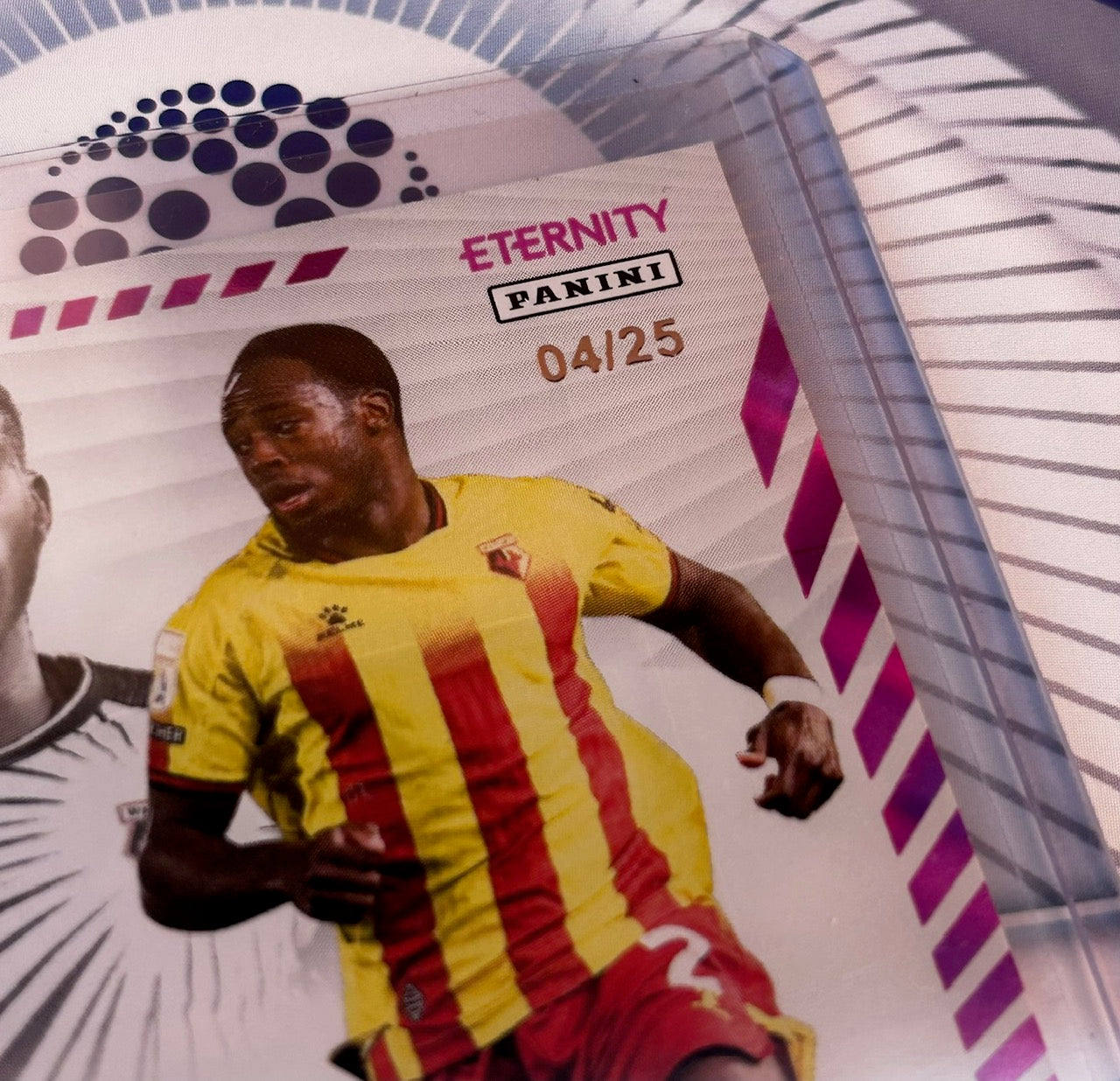 Panini EFL Eternity 2025-26 - JEREMY NGAKIA (WATFORD) Debut DEB-18 *Magenta Parallel /25*