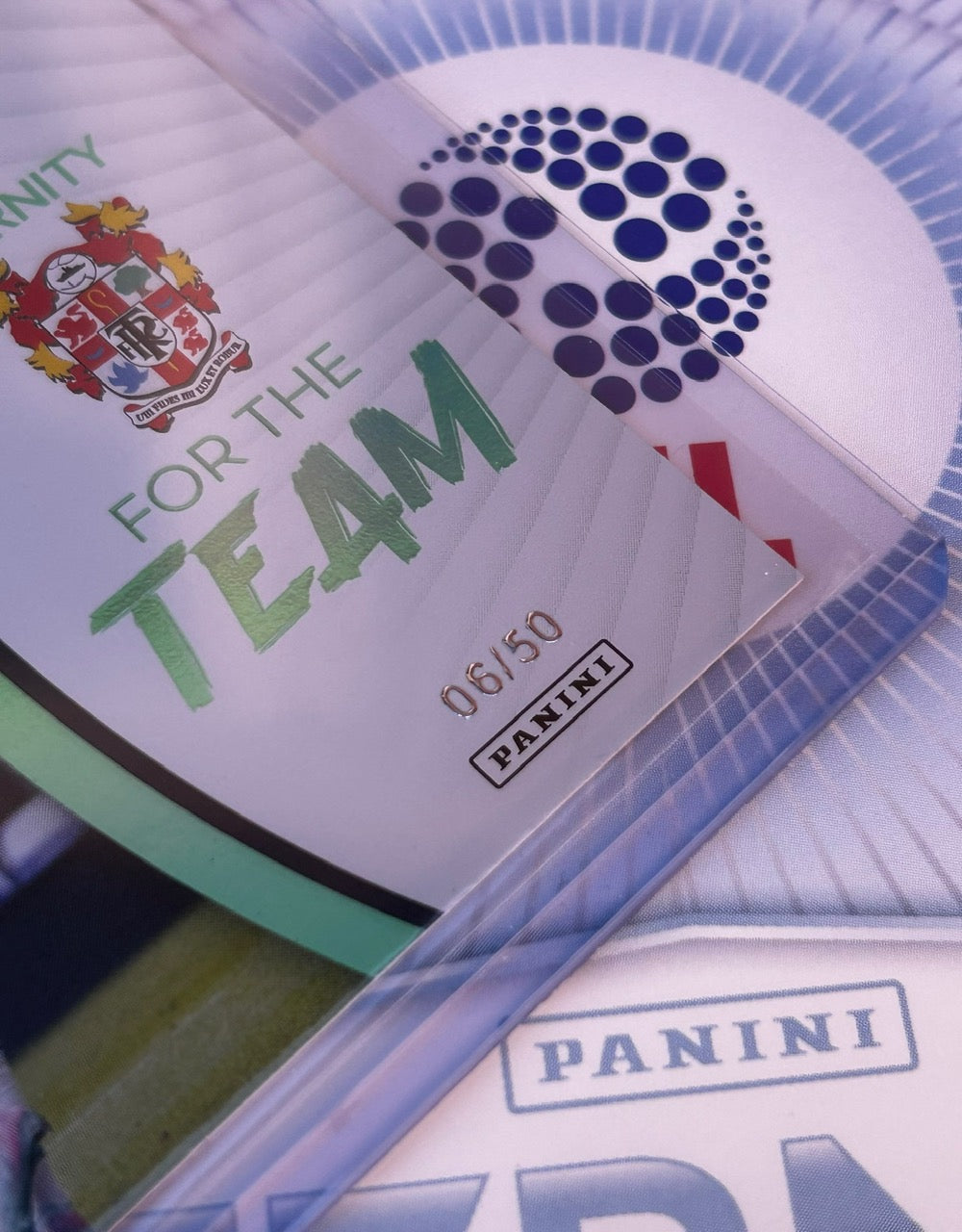 Panini EFL Eternity 2025-26 - TRANMERE ROVERS For The Team FTT-30 *Green Parallel /50*