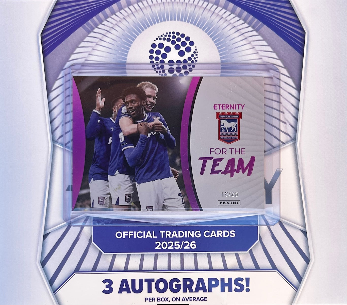 Panini EFL Eternity 2025-26 - IPSWICH TOWN For The Team FTT-07 *Magenta Parallel /25*