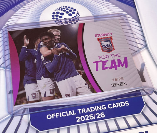 Panini EFL Eternity 2025-26 - IPSWICH TOWN For The Team FTT-07 *Magenta Parallel /25*