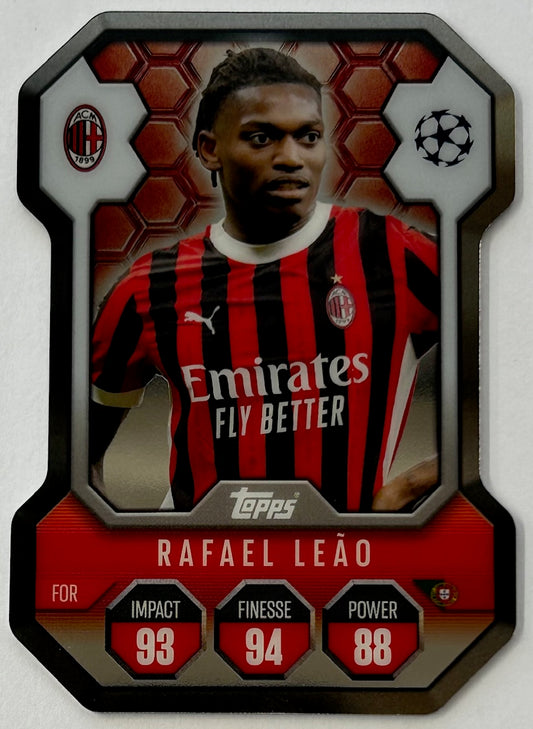 Topps 2024-25 Match Attax UEFA - RAFAEL LEAO (AC MILAN) Pro Elite Chrome Shield #SH16