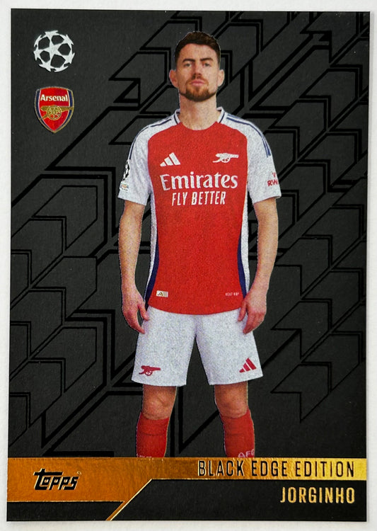 Topps 2024-25 Match Attax UEFA - JORGINHO (ARSENAL) Black Edge Edition #BE4