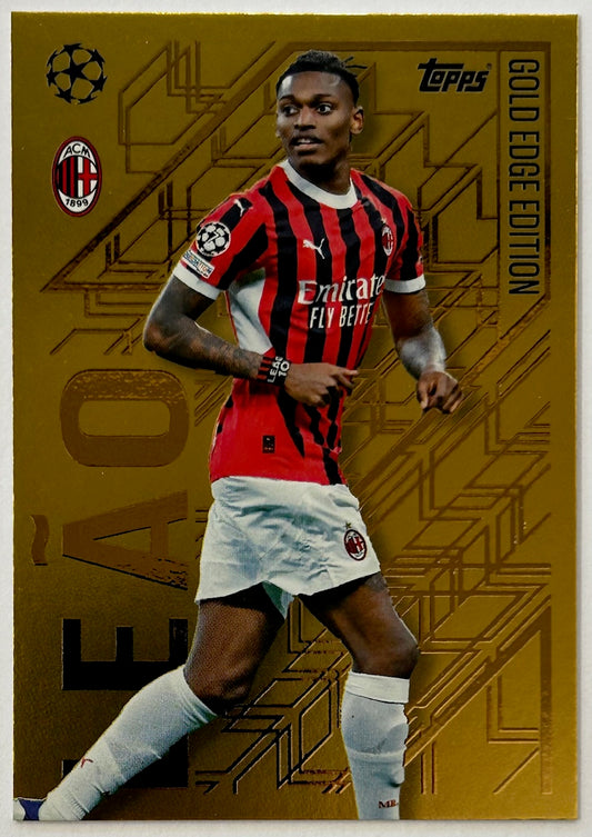 Topps 2024-25 Match Attax UEFA - RAFAEL LEAO (AC MILAN) Gold Edge Edition #GE9