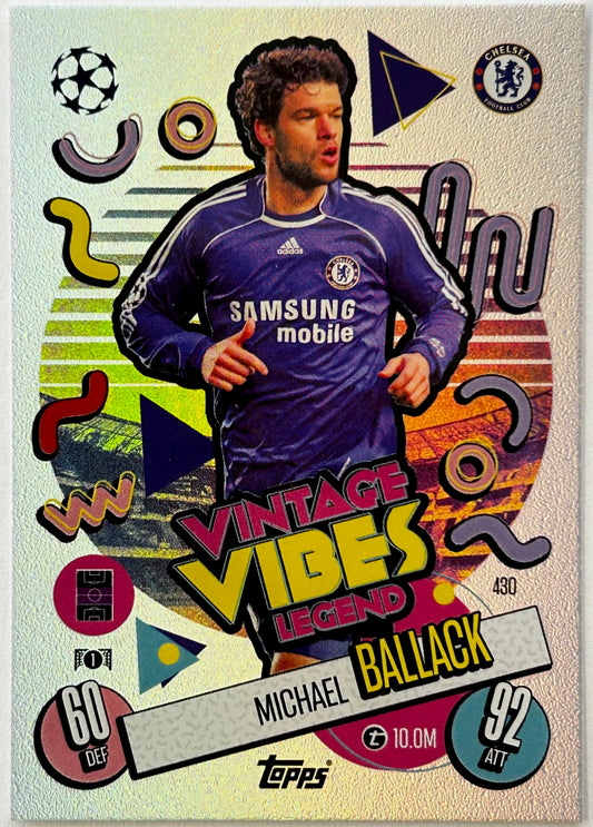 Topps 2024-25 Match Attax UEFA - MICHAEL BALLACK (CHELSEA) Vintage Vibes #430