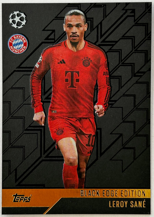 Topps 2024-25 Match Attax UEFA - LEROY SANE (BAYERN MUNICH) Black Edge Edition #BE8