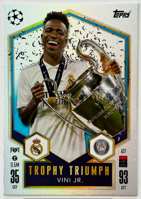 Topps 2024-25 Match Attax UEFA - VINI JR. (REAL MADRID) Trophy Triumph #437