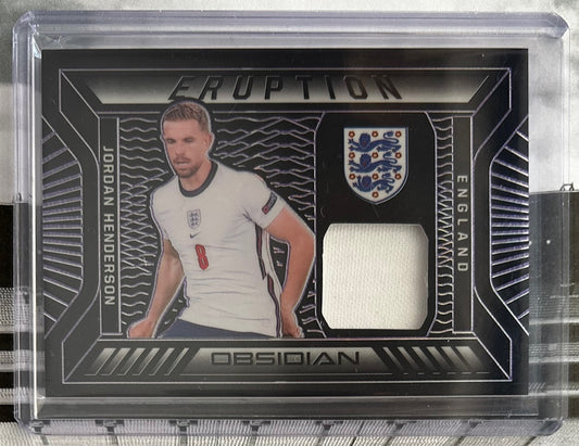 2021-22 Panini Obsidian Soccer - JORDAN HENDERSON (ENGLAND) Eruption Electric Etch Purple #E-JHE /75