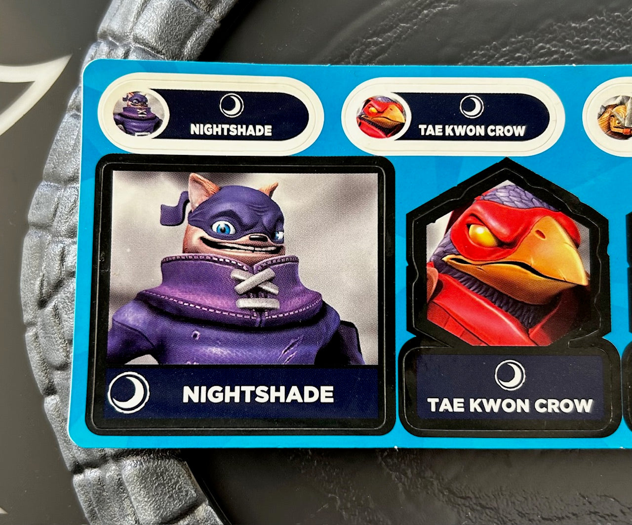 Skylanders Trap Team - EXPANSION PACK STICKER Dark Element