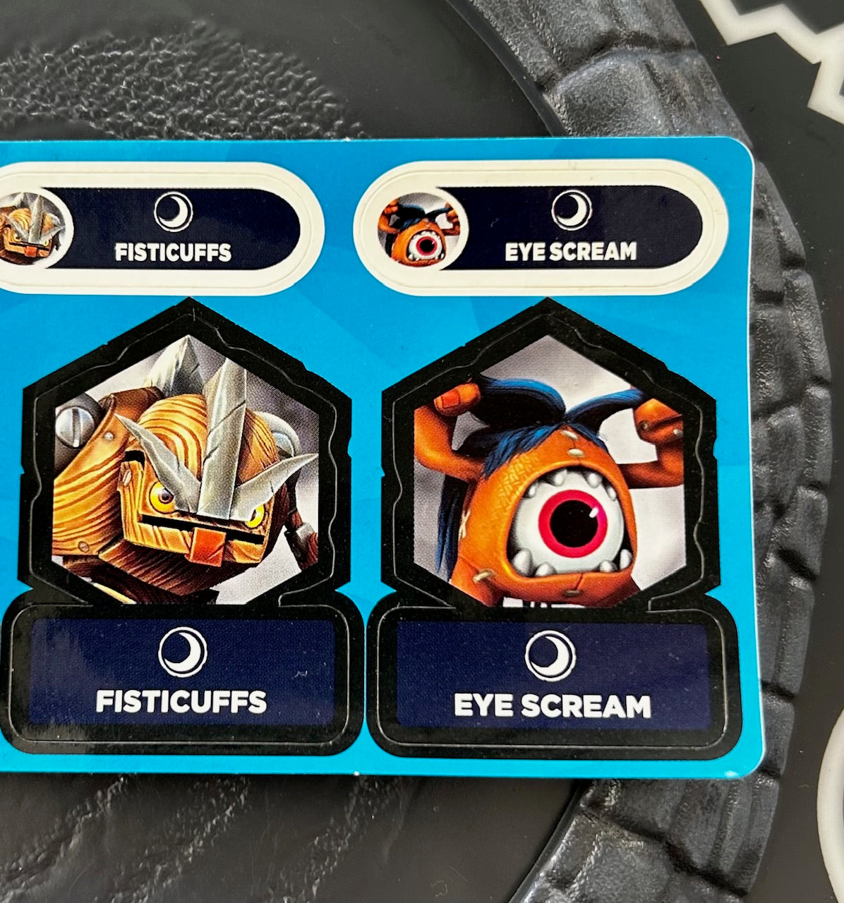 Skylanders Trap Team - EXPANSION PACK STICKER Dark Element