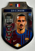 Topps Match Attax UEFA 2021-22 - GRIEZMANN (FC BARCELONA) Chrome Pro-Elite Shield SH15