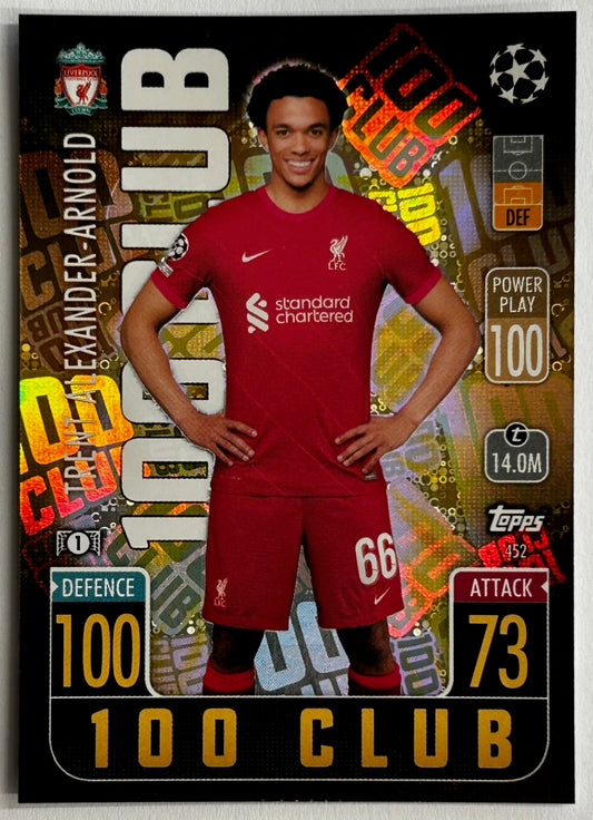 Topps Match Attax UEFA 2021-22 - ALEXANDER-ARNOLD (LIVERPOOL) 100 Club 452