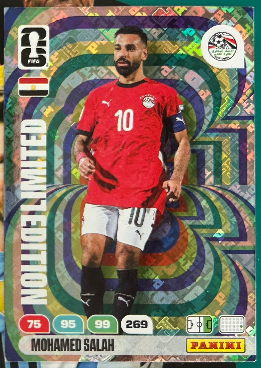 Panini FIFA World Cup 2026 Adrenalyn XL - MOHAMED SALAH (EGYPT) Limited Edition *UK Exclusive*