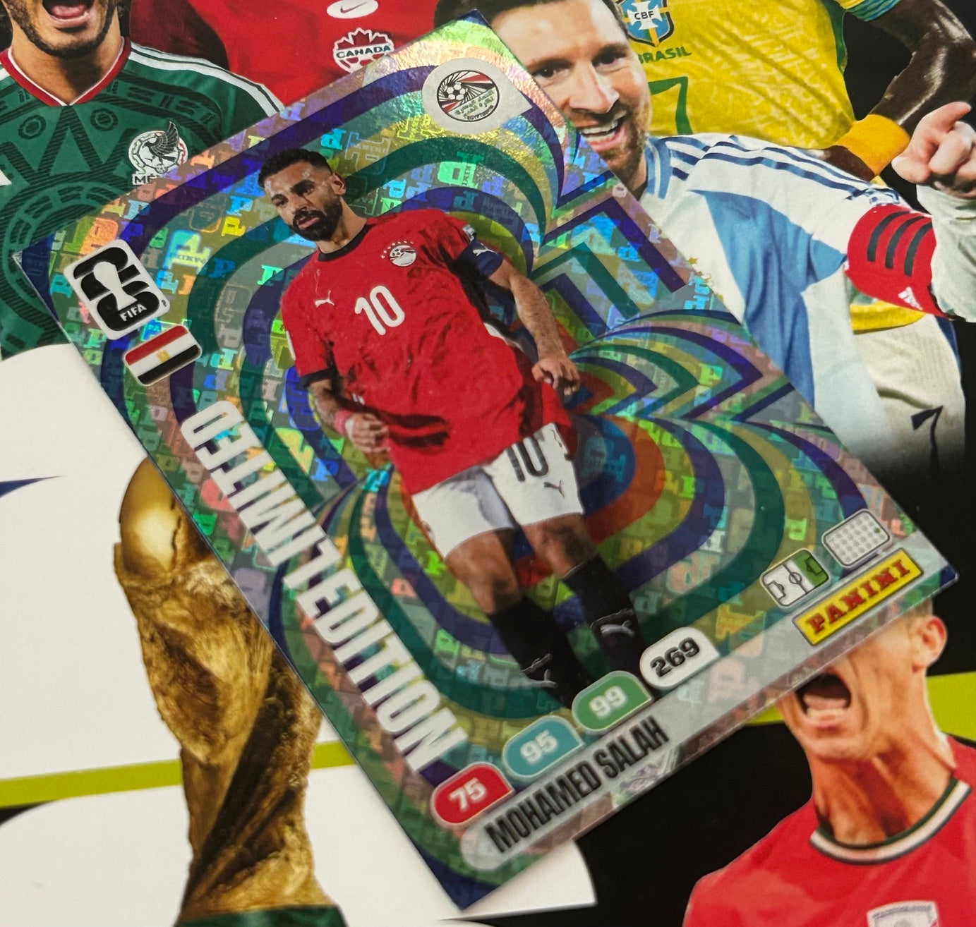 Panini FIFA World Cup 2026 Adrenalyn XL - MOHAMED SALAH (EGYPT) Limited Edition *UK Exclusive*