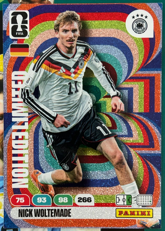 Panini FIFA World Cup 2026 Adrenalyn XL - NICK WOLTEMADE (GERMANY) Limited Edition