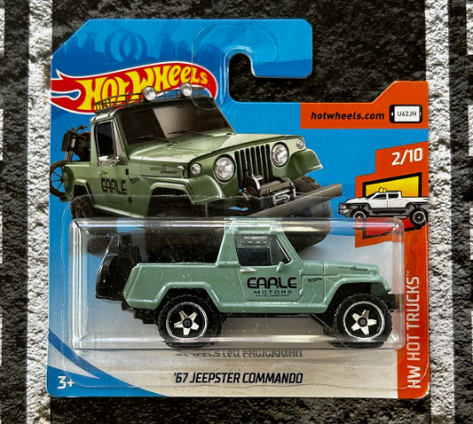 Mattel Hot Wheels Diecast Basic 1:64 - '67 Jeepster Commando HW Hot Trucks *See Condition Notes*