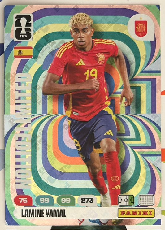 Panini FIFA World Cup 2026 Adrenalyn XL - LAMINE YAMAL (SPAIN) Holographic Limited Edition *UK Exclusive*