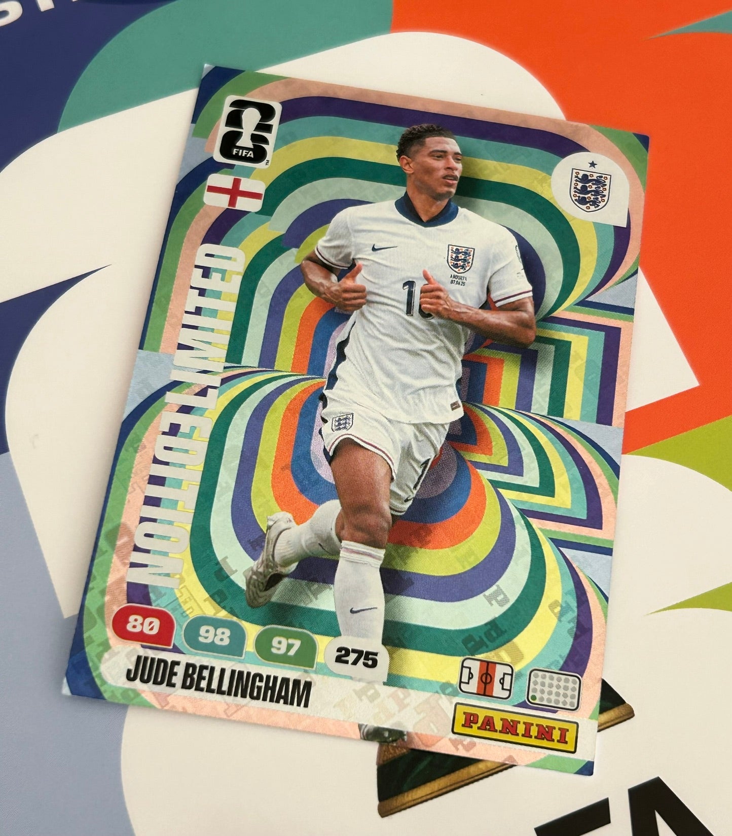 Panini FIFA World Cup 2026 Adrenalyn XL - JUDE BELLINGHAM (ENGLAND) Holographic Limited Edition *UK Exclusive*