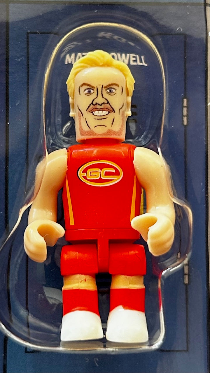 AFL Micro-Figures 2024 - MATT ROWELL (Gold Coast Suns) Classic Players