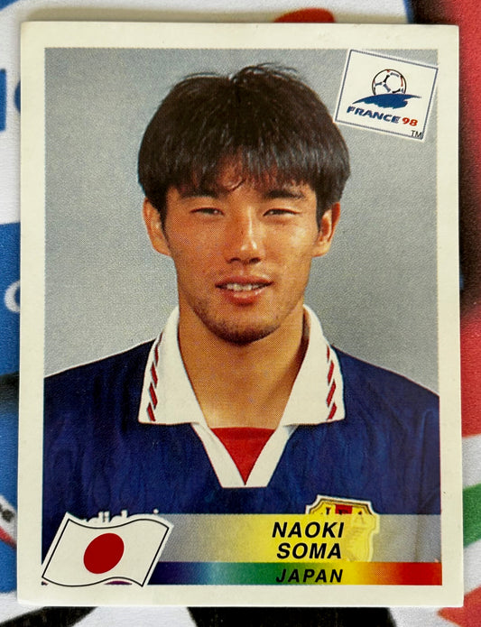 Panini FIFA World Cup France 98 Sticker - NAOKI SOMA (JAPAN) #523