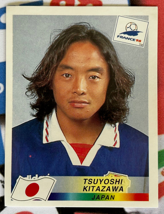 Panini FIFA World Cup France 98 Sticker - TSUYOSHI KITAZAWA (JAPAN) #526