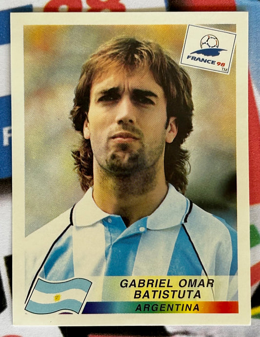 Panini FIFA World Cup France 98 Sticker - GABRIEL BATISTUTA (ARGENTINA) #514