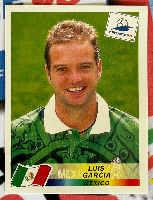 Panini FIFA World Cup France 98 Sticker - LUIS GARCIA (MEXICO) #368