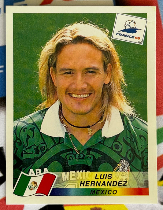 Panini FIFA World Cup France 98 Sticker - LUIS HERNANDEZ (MEXICO) #367