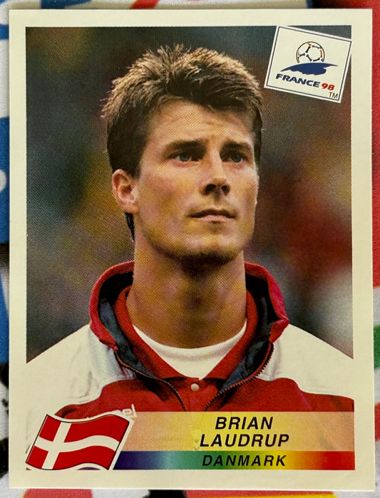 Panini FIFA World Cup France 98 Sticker - BRIAN LAUDRUP (DENMARK) #225