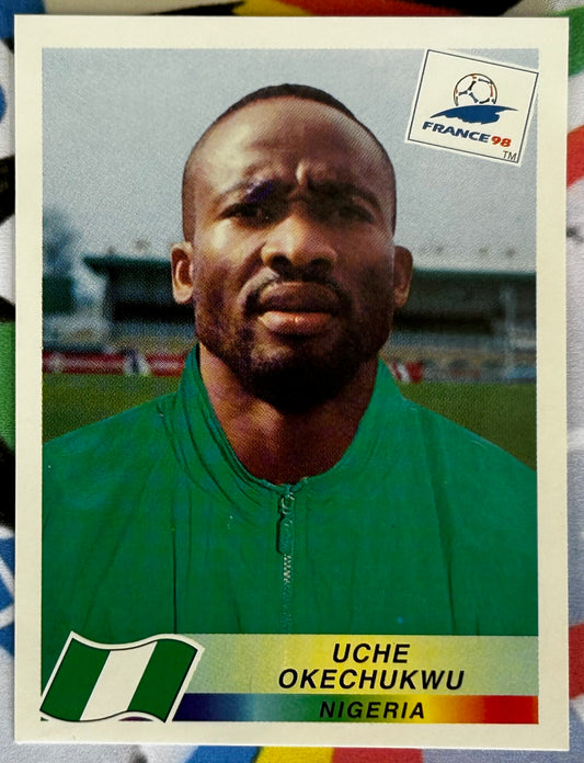 Panini FIFA World Cup France 98 Sticker - UCHE OKECHUKWU (NIGERIA) #249