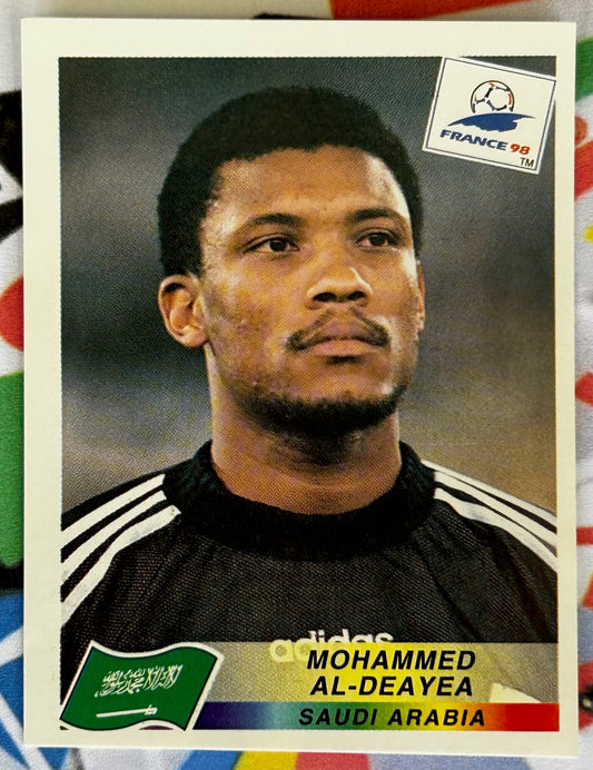 Panini FIFA World Cup France 98 Sticker - MOHAMMED AL-DEAYEA (SAUDI ARABIA) #194