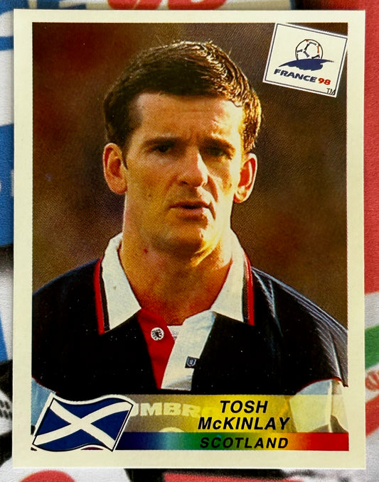 Panini FIFA World Cup France 98 Sticker - TOSH McKINLAY (SCOTLAND) #38